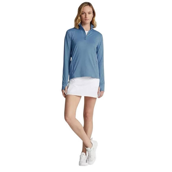 RLX Ralph Lauren Women’s Size Medium Golf 1/4 Zip Pullover Long Sleeve Blue NWT - Picture 7 of 10